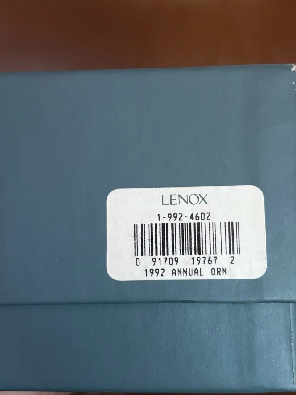 Lenox 1992 annual